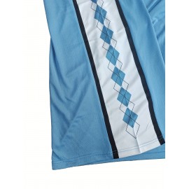 Boys' Basketball Jersey Vest, Blue And White Sports Polyester Breathable Training Vest, Suitable For Sports Teams, Casual Loose Sportswear, Suitable For Outdoor Activities, Running, Gatherings - Suitable For All Seasons