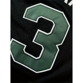 Kids Basketball Jerseys Youth for Boys Girls ##3 Christian High School Sport black Jersey