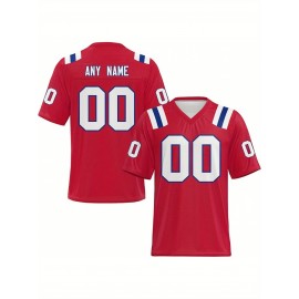 Customized football jerseys, personalized football shirts, printed and sewn names and numbers, personalized football and tennis jerseys, outdoor sports matches