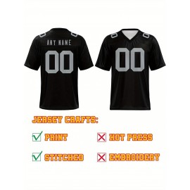 Customized football jerseys, personalized football shirts, printed and sewn names and numbers, personalized football and tennis jerseys, outdoor sports matches