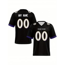 Customized football jerseys, personalized football shirts, printed and sewn names and numbers, personalized football and tennis jerseys, outdoor sports matches