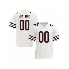 Customized football jerseys, personalized football shirts, printed and sewn names and numbers, personalized football and tennis jerseys, outdoor sports matches