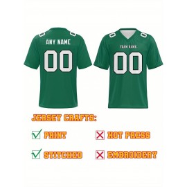 Customized football jerseys, personalized football shirts, printed and sewn names and numbers, personalized football and tennis jerseys, outdoor sports matches