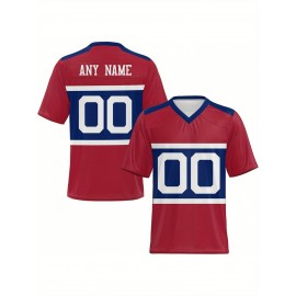 Customized football jerseys, personalized football shirts, printed and sewn names and numbers, personalized football and tennis jerseys, outdoor sports matches