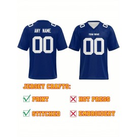 Customized football jerseys, personalized football shirts, printed and sewn names and numbers, personalized football and tennis jerseys, outdoor sports matches