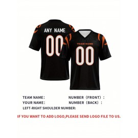 Customized football jerseys, personalized football shirts, printed and sewn names and numbers, personalized football and tennis jerseys, outdoor sports matches