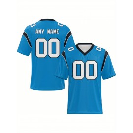 Customized football jerseys, personalized football shirts, printed and sewn names and numbers, personalized football and tennis jerseys, outdoor sports matches