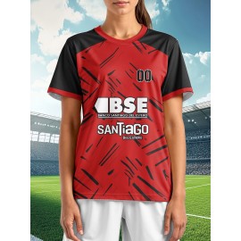 Custom Women's Soccer Jersey - Personalized Team & Name Customization, Plus-Size Football Shirt with Quick-Dry Fabric, Breathable Training Top for Women's Teams, Games, Practice - Athletic Apparel, Comfortable Fit