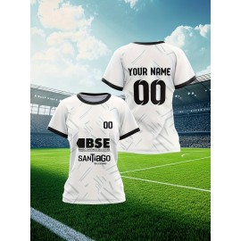 Custom Women's Soccer Jersey - Personalized Team & Name Customization, Plus-Size Football Shirt with Quick-Dry Fabric, Breathable Training Top for Women's Teams, Games, Practice - Athletic Apparel, Comfortable Fit