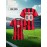 Women's Custom Soccer Jersey Personalized Name & Number - Two-Tone Red/Black Athletic Shirt, Quick-Dry Non-Stretch Fabric for Soccer Training, Games, Gym - Team Uniforms & Custom Orders Welcome, Sports Leisure Wear, Breathable Sportswear