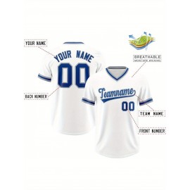 Customizable Plus Size V-Neck Baseball Jacket - Personalized Name & Number Stitched Design, Red/Black Contrast, Comfortable Non-Stretch Fabric, Breathable Summer Sports Shirt for Women, Casual Sportswear | Sporty Vneck Jacket | Durable Sportswear