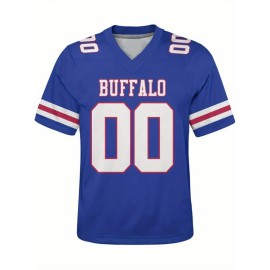 Customized plus-size football shirts, personalized short-sleeved shirts with any name and number, plus-size Women's football city team gifts