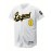 Men's White & Golden #8-24 Baseball Jersey - Embroidered 