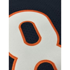 SheLucki Men'S #18 Polyester Jersey - V-Neck Casual Sports Top, Embroidered Alphabets, Slight Stretch, Four Seasons Wear for Adult & Teen, Outdoor & Workout Multi-Use