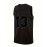 Men's All Black # 13 Basketball Shirt, Casual, Fashionable, Breathable, High Quality Embroidered Street Basketball Hoodie