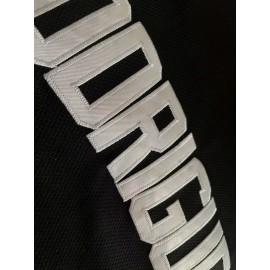 Men's Black #30 Baseball Jersey with RODRIGUEZ Embroidery - Breathable Button-Up V-Neck Shirt, Loose Fit for Training, Games & Casual Wear - All-Season Sportswear for Men & Teens, Outdoor Activity Shirt | Striped Baseball Shirt | Durable Embroidery