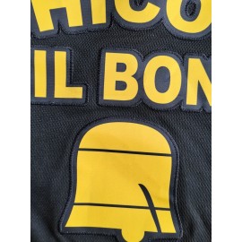 Men'S Black # 12 Baseball Shirt, Classic Letter Embroidery Design, Button style Short Sleeve Breathable Shirt, Training and Competition Category: Men'S Baseball Shirt