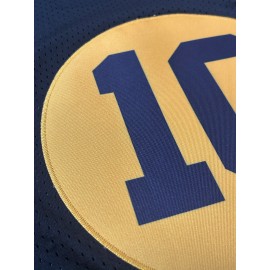 SheLucki Men'S #10 Sports Jersey, Polyester V-Neck Embroidered Football Shirt, Breathable, Casual, Street Style, Loose Fit, for Adult & Teen, Four Seasons Outdoor & Daily Wear, Running, Hiking, Training, Sports, Unity, Seasonal Celebrations