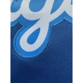 Men's Royal Blue #17 Baseball Jersey - Retro Embroidered 