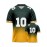 Men's Green Bay #10 Polyester Green Football Jersey, Men Gradient V-Neck Sports Shirt With Slight Stretch, Breathable Casual Knit Fabric For All Seasons, Loose Fit Adult & Teen, Fans Gift Men Youth