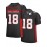 Men'S black # 18 American Football Jersey Suit Loose Embroidered Sports, Fashionable and Casual, Street Breathable Football Suit