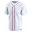 Men's Boston #16 Baseball Jersey - Moisture-Wicking Breathable 100% Polyester, Lightweight UV Protection & Fade-Resistant, V-Neck Button-Up Sportswear for Training, Casual Wear, Outdoor Activities - Ideal Gift for Baseball Fans