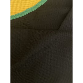 Men's #99 Black & Golden Ice Hockey Jersey - Embroidered, Breathable Polyester, V-Neck Captain's Sweatshirt with Striped Accents - Sporty & Casual Wear for All Seasons