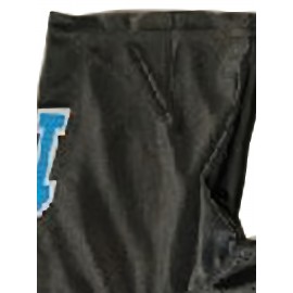 Men'S American Football Top # 16 Black Football Jacket Breathable V-neck Embroidered Polyester Loose Fabric