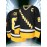 Men'S American Ice Hockey Sweater # 87 Black Ice Hockey Sweater Breathable V-neck