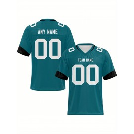 Customized football jerseys, personalized football shirts, printed and sewn names and numbers, personalized football and tennis jerseys, outdoor sports matches