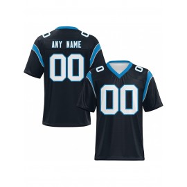 Customized football jerseys, personalized football shirts, printed and sewn names and numbers, personalized football and tennis jerseys, outdoor sports matches