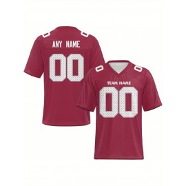 Customized football jerseys, personalized football shirts, printed and sewn names and numbers, personalized football and tennis jerseys, outdoor sports matches
