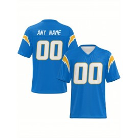 Customized football jerseys, personalized football shirts, printed and sewn names and numbers, personalized football and tennis jerseys, outdoor sports matches