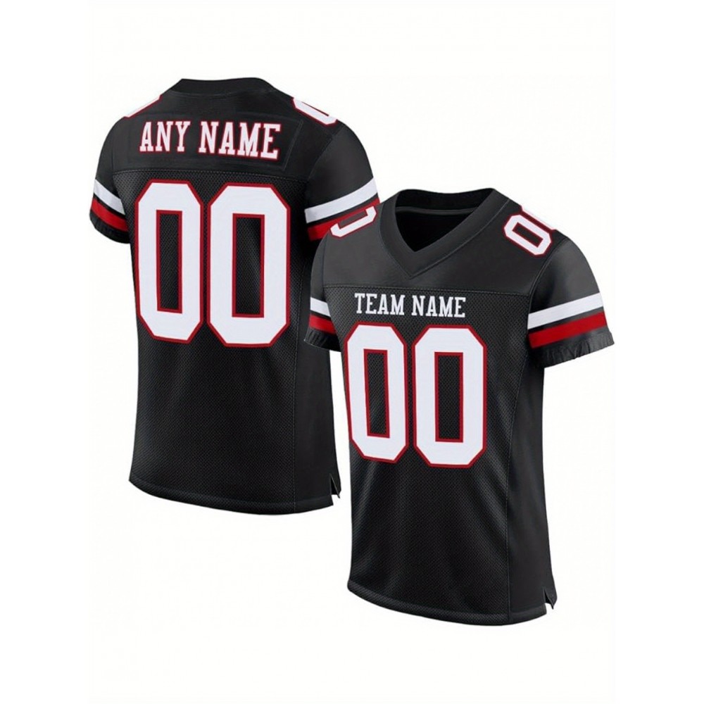 Customized football jerseys with personalized printed names and numbers. Customized large-sized Women's sports uniforms and sweatshirts are suitable for sports, outdoor sports, sports clothing, event clothing, sports style, and durable sports clothin